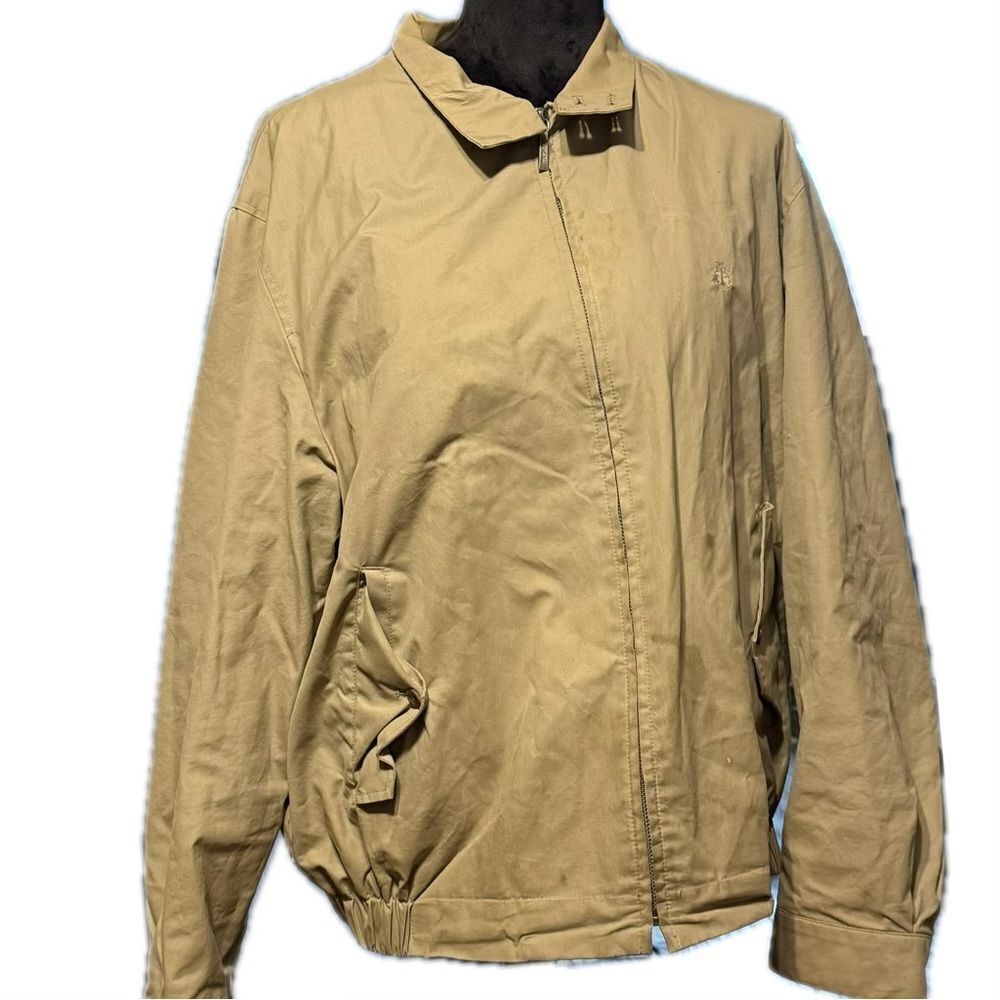 Vintage Brooks Brothers, men’s medium khaki windbreaker, bomber jacket